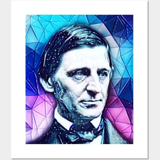 Ralph Waldo Emerson Snowy Portrait | Ralph Waldo Emerson Artwork 5 Posters and Art